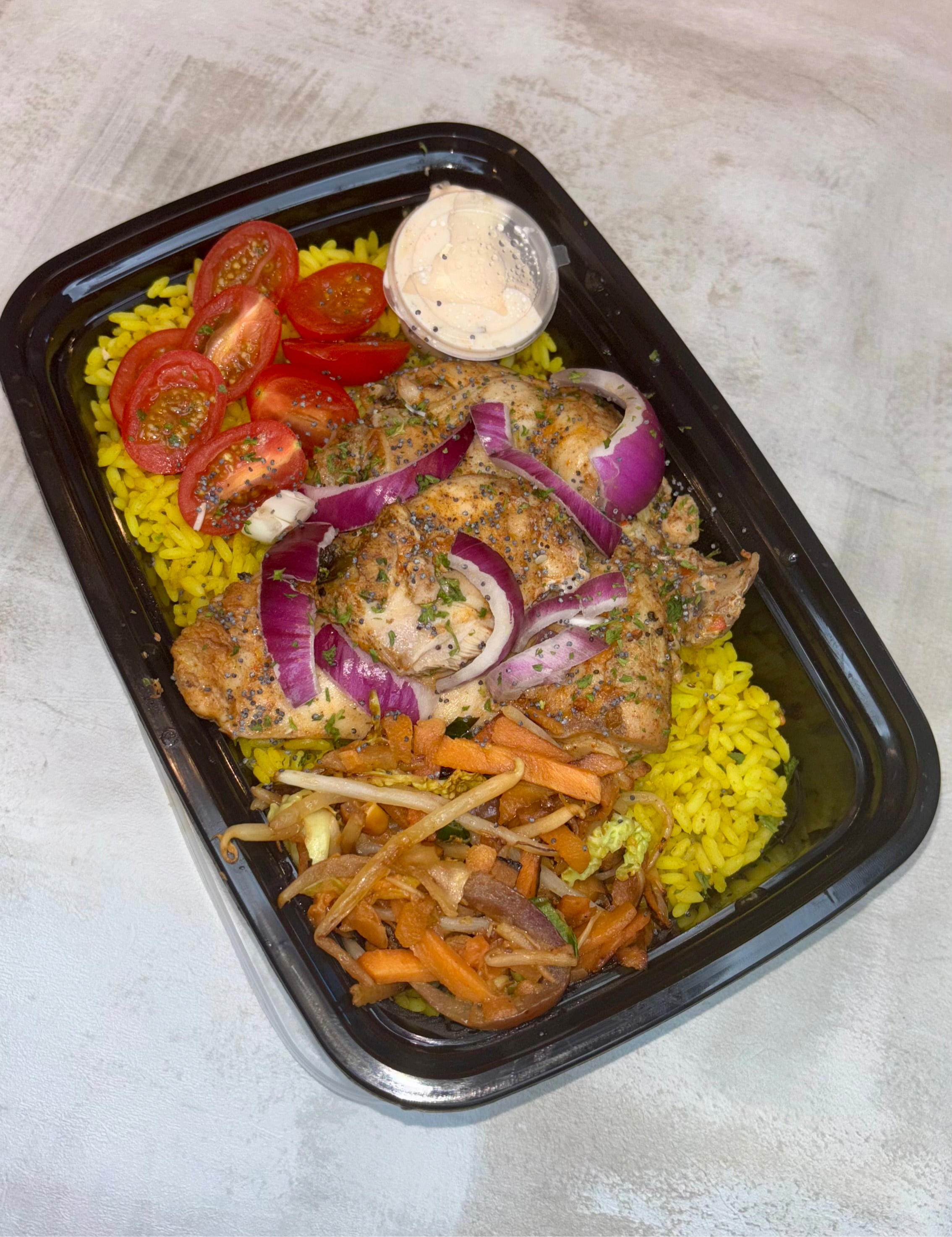 Cajun Chicken Rice Bowl W/ Cajun Sauce