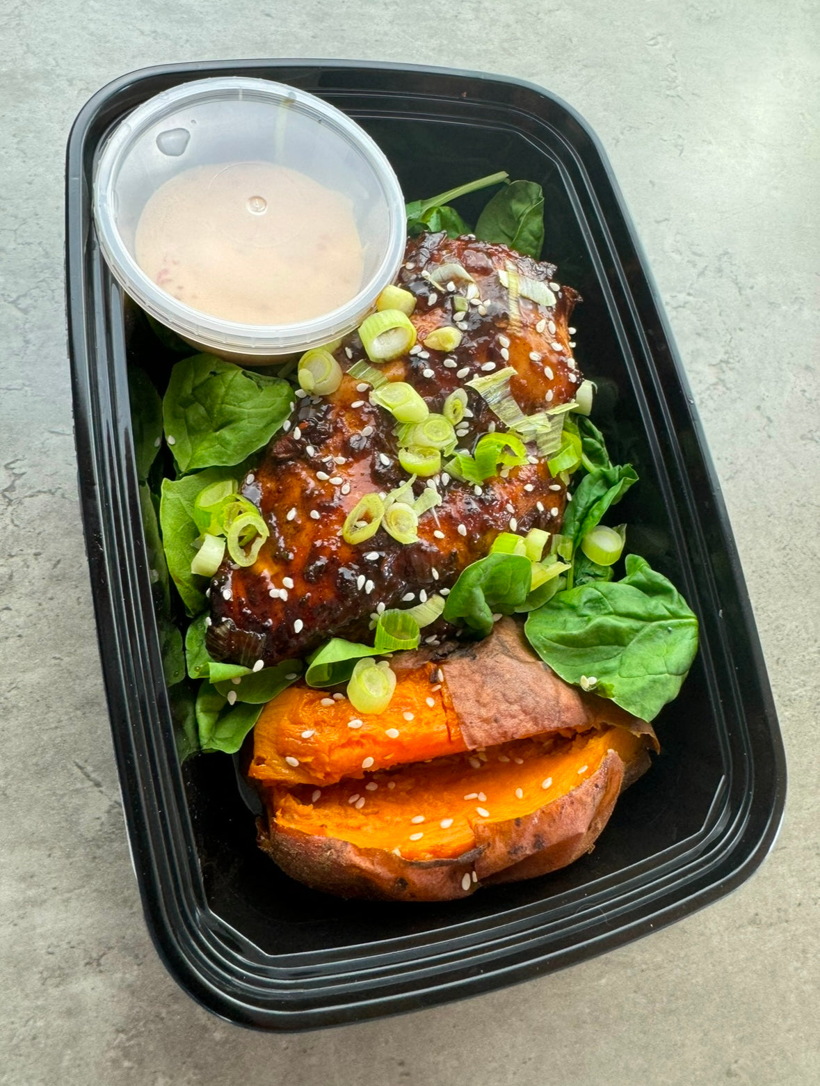 Teriyaki Chicken Breast W/ Baked Sweet Potato