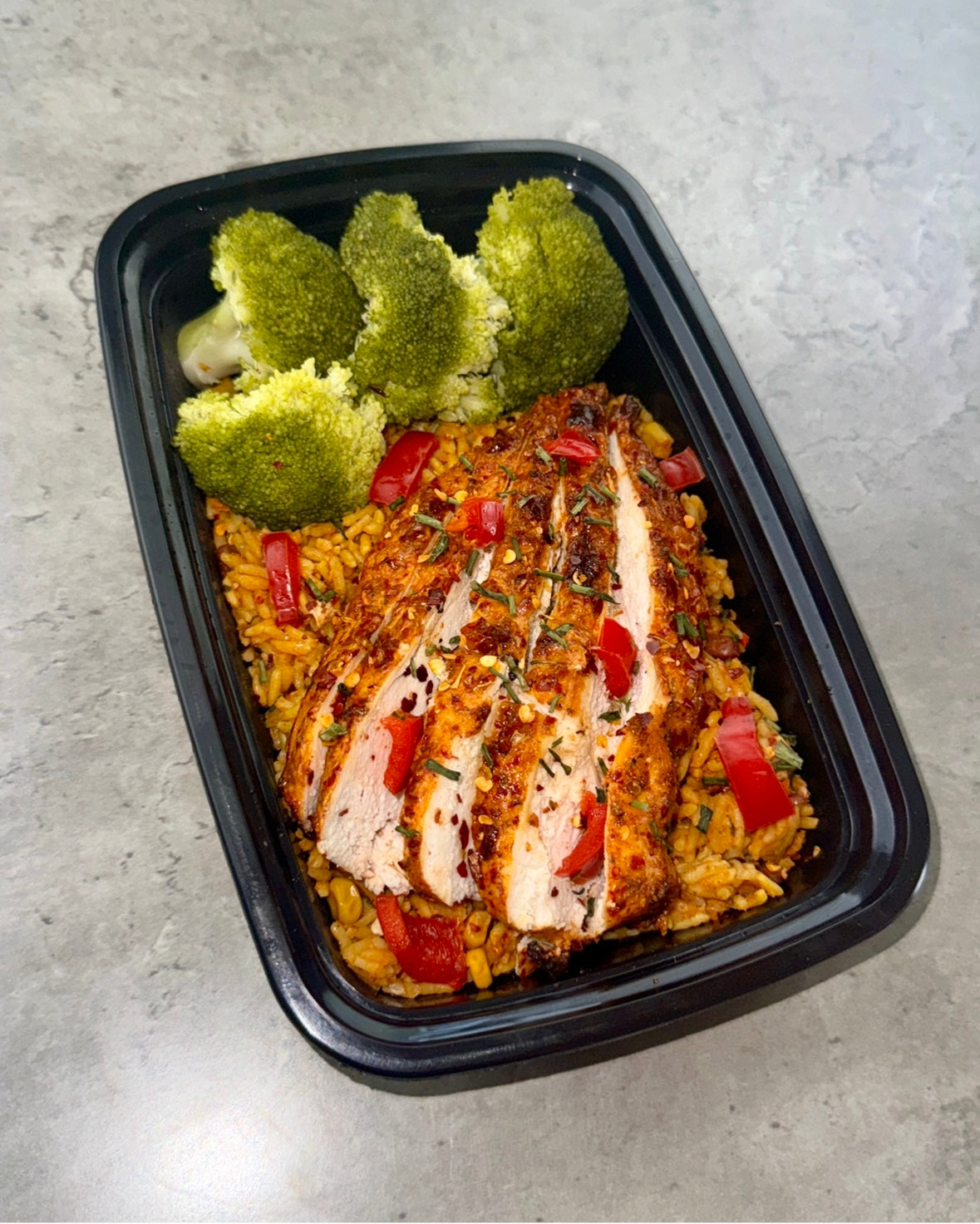 Sriracha Glazed Chicken Breast W/ Spicy Rice