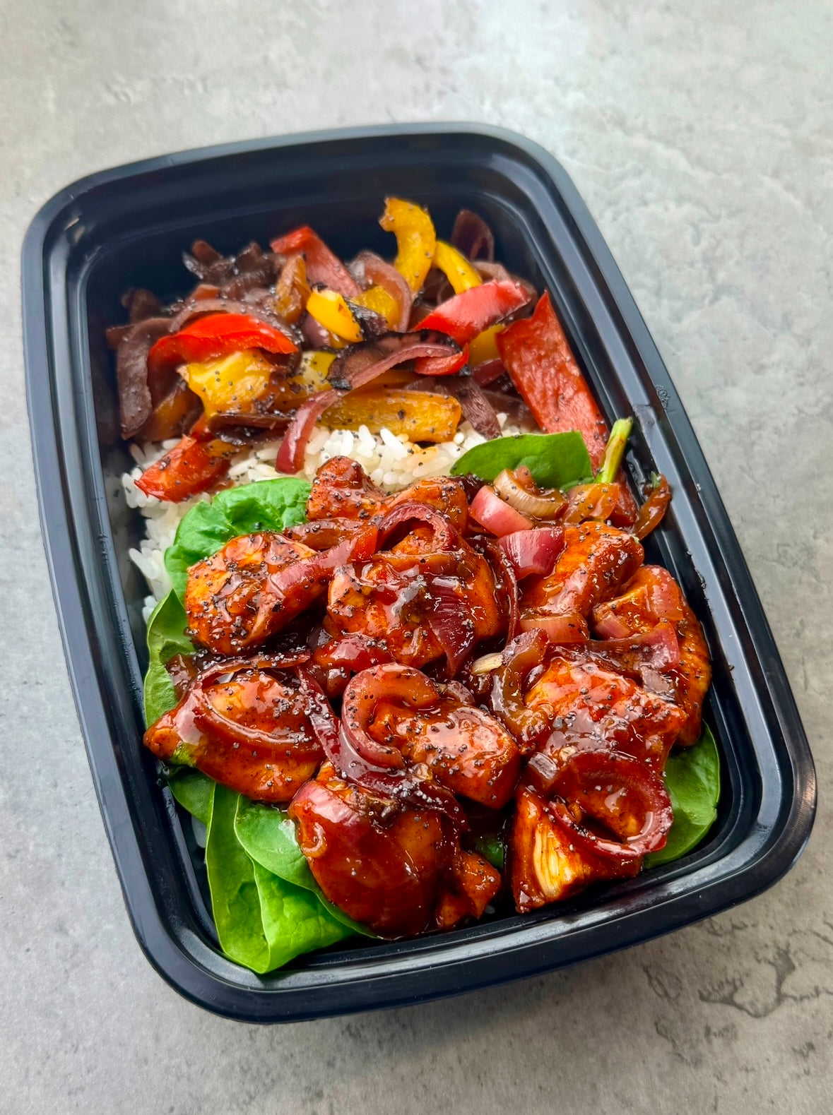Firecracker Chicken W/ White Rice