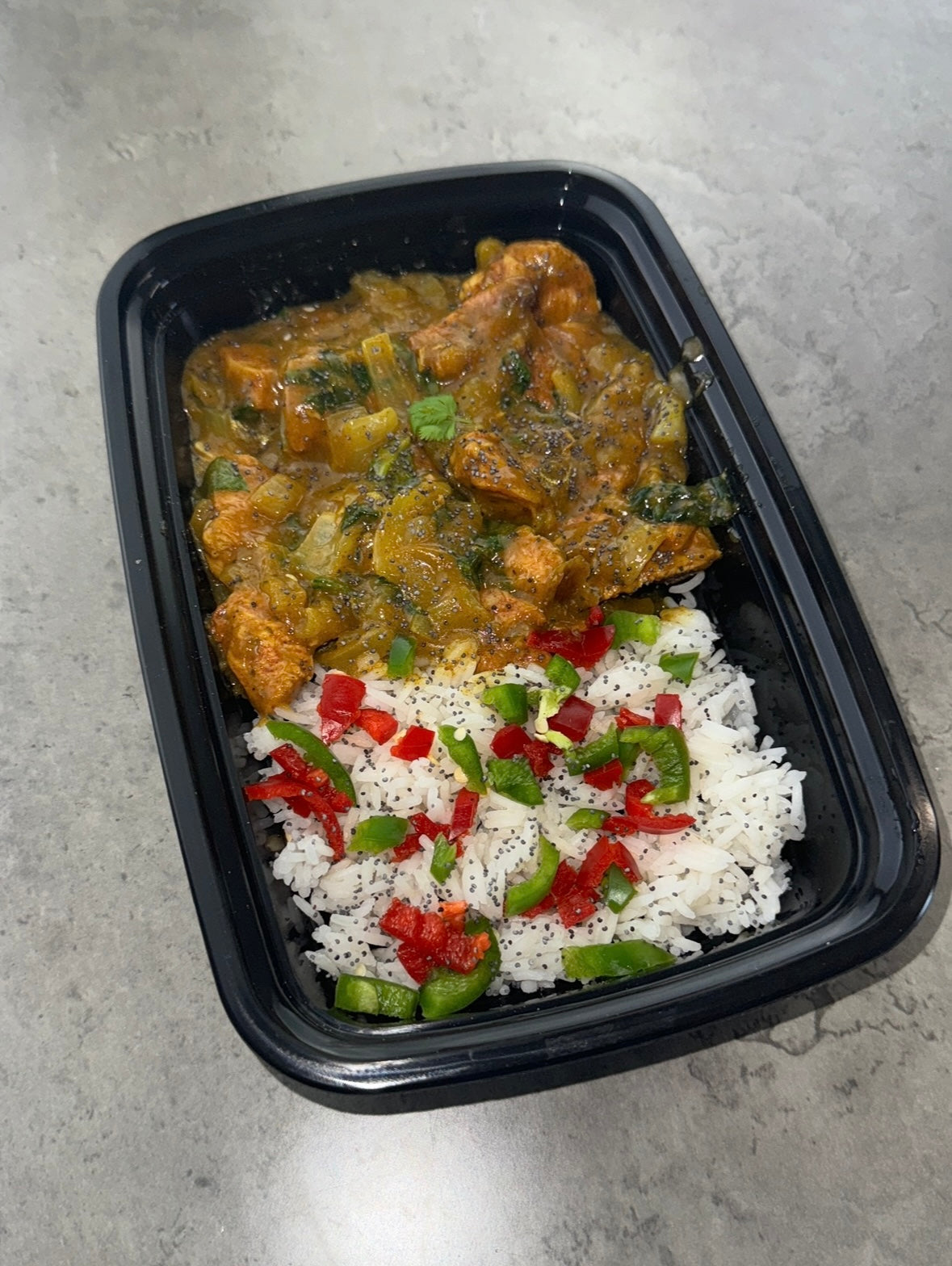 Chinese Chicken Curry W/ White Basmati Rice