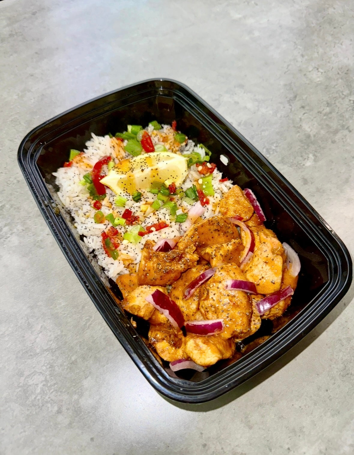 Peri Peri Bites W/ White Rice