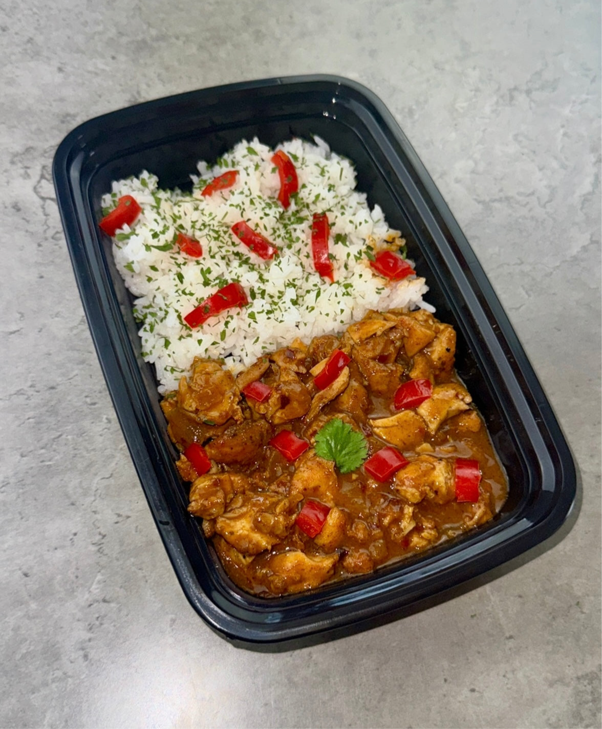 Thai Panang Chicken Curry W/ White Rice